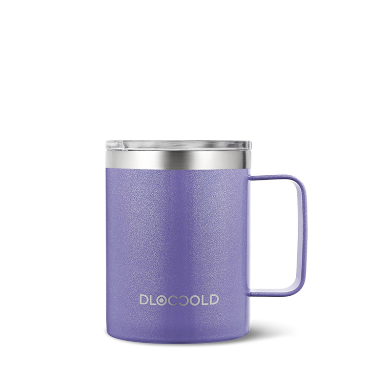 Insulated Purple Travel Mug, Up To 370ml